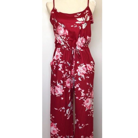 Cute Floral Jumpsuit - Picture 3 of 7